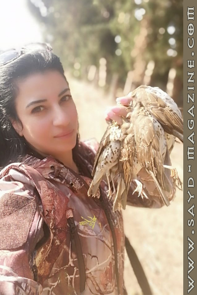 صورة أرشيفية ضمن مقال: الصيّادة السورية أماني الحمصي: أنا ضدّ الصيد الجائر.. وأتمنى سَنّ قانون صيد في سوريا يُنصف الطبيعة والصيّاد — مجلة صيد