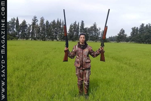صورة أرشيفية ضمن مقال: الصيّادة السورية أماني الحمصي: أنا ضدّ الصيد الجائر.. وأتمنى سَنّ قانون صيد في سوريا يُنصف الطبيعة والصيّاد — مجلة صيد