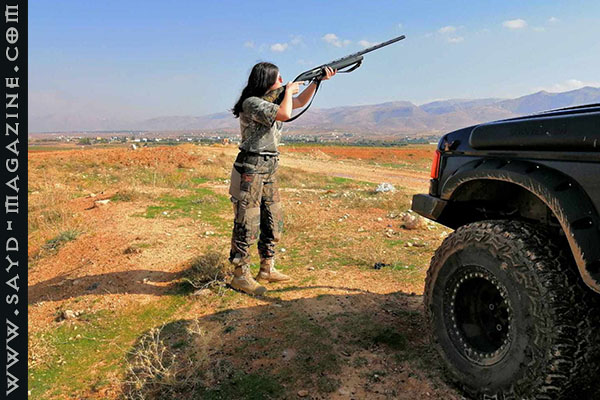 صورة أرشيفية ضمن مقال: الصيادة اللبنانية سارة عقيقي: الصيد هو أن تتبع طريدتك بكل عزم وتحدي.. لا تنتظرها لتأتي إليك بطريقة الخداع — مجلة صيد