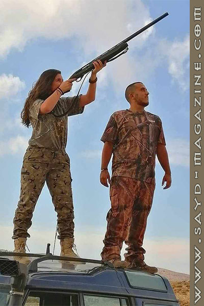 صورة أرشيفية ضمن مقال: الصيادة اللبنانية سارة عقيقي: الصيد هو أن تتبع طريدتك بكل عزم وتحدي.. لا تنتظرها لتأتي إليك بطريقة الخداع — مجلة صيد
