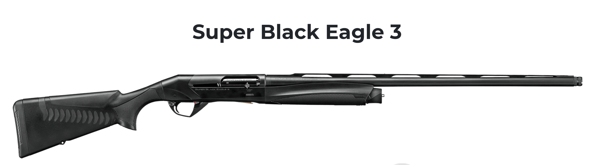 Benelli Super Black Eagle 3 (SBE 3)، صورة استوديو سوداء