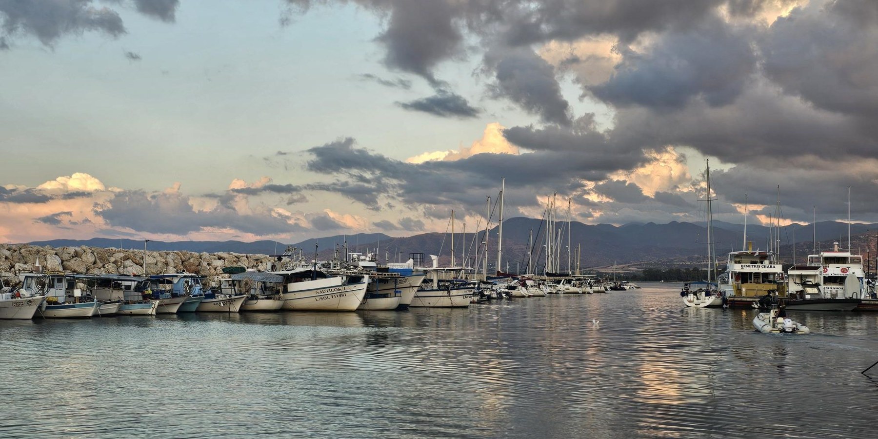 Latchi harbour at the centre of the debate over expansion and protection of the bay.