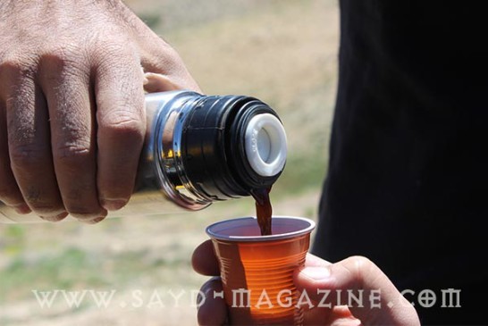 شرب القهوة على ارتفاع حوالي 3000 متر عن سطح البحر