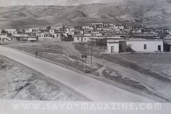 طريق عام منطقة أبلح في البقاع عام 1922