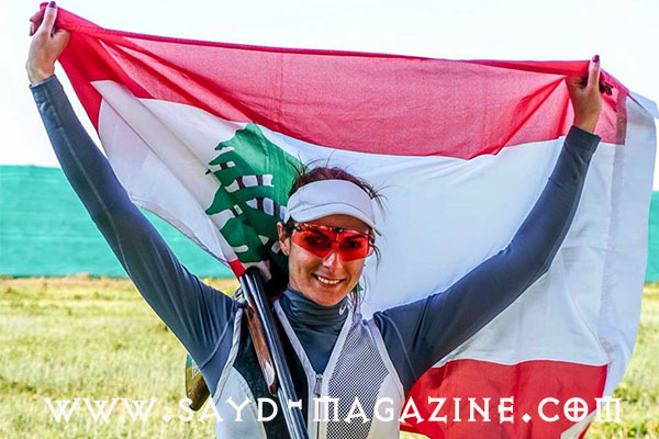 أنثى المفاجآت راي باسيل تحقق للبنان ذهبية كأس العالم في الرماية